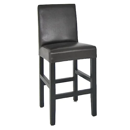Lorie Bi-Cast Leather Counter Height Stool